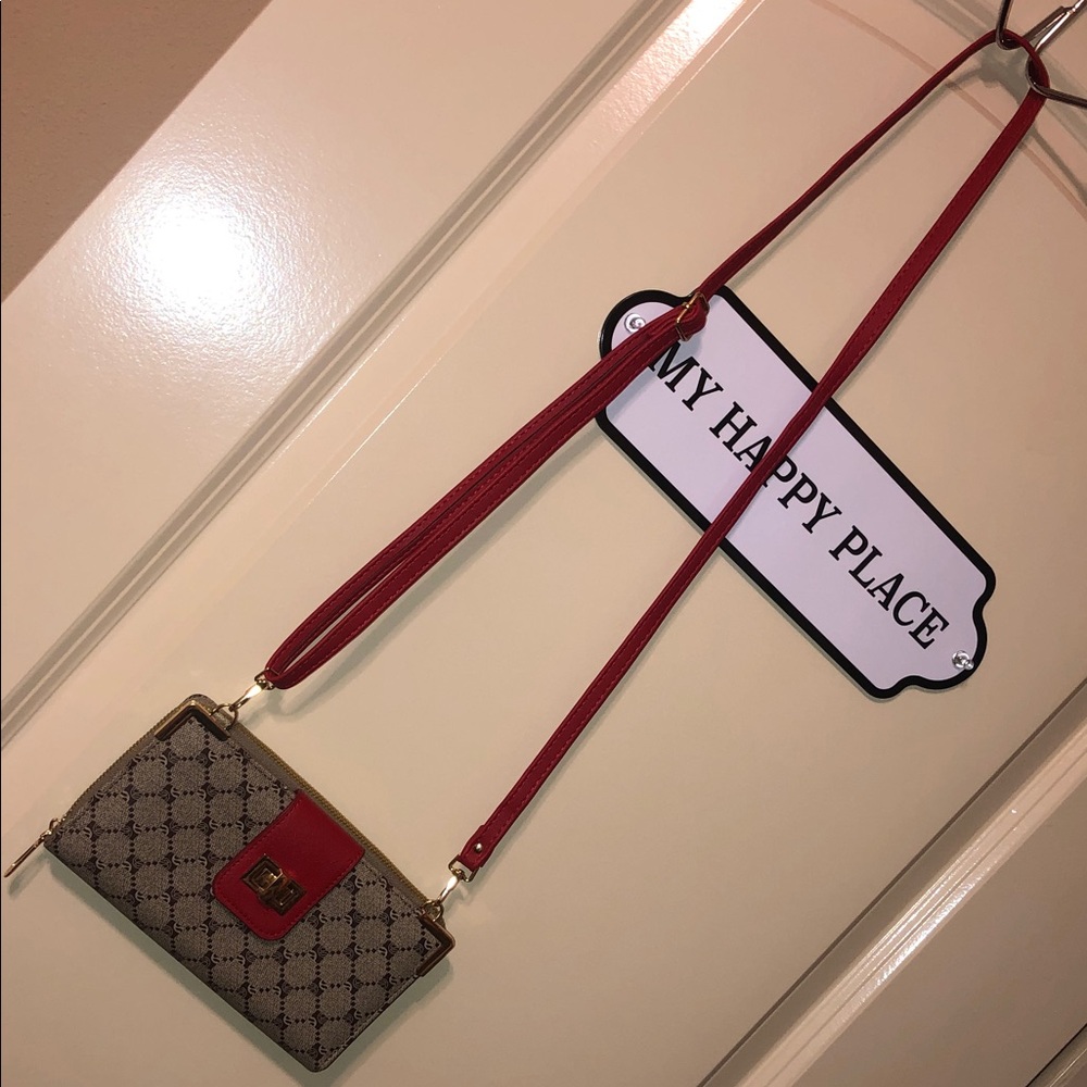 Women’s Red Strap Crossbody Bag